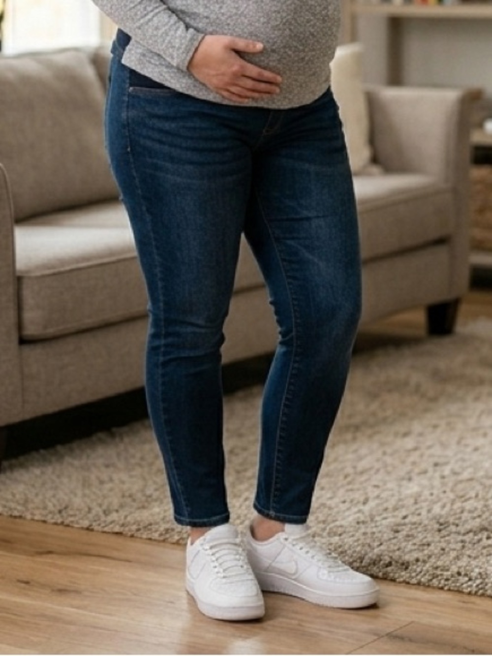 INGRID & ISABEL I Jeans Dark Wash Maternity Skinny – Size 16 NWT